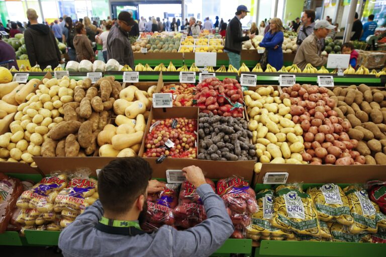 A supermarket trip may soon look different, thanks to electronic shelf labels from NPR Lola Murti